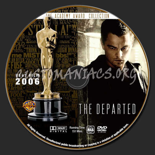 Academy Awards Collection - The Departed dvd label
