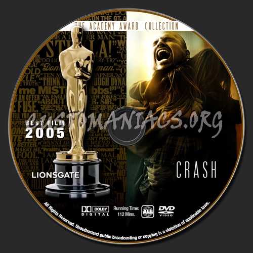 Academy Awards Collection - Crash dvd label