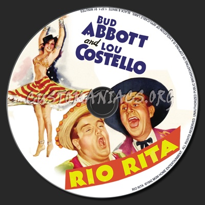 Rio Rita dvd label