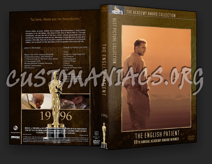 The English Patient - Academy Awards Collection dvd cover