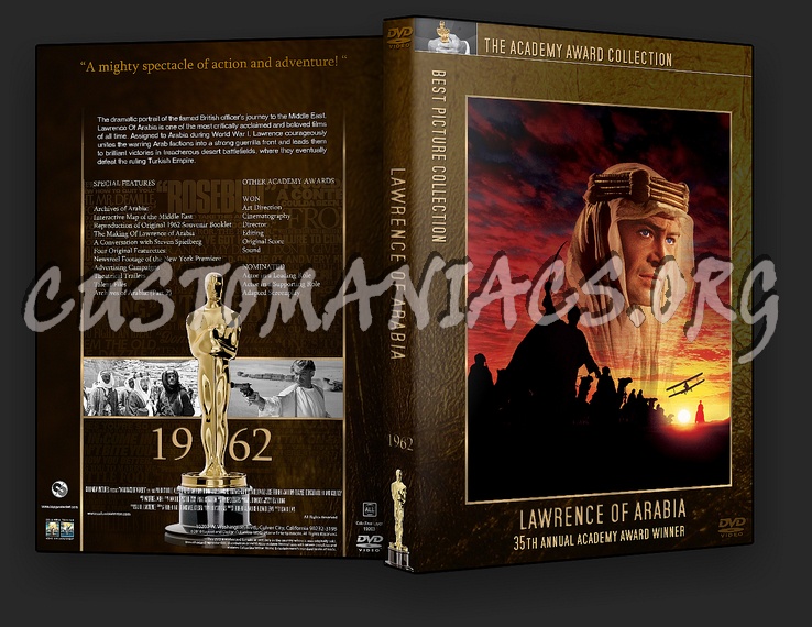 Lawrence of Arabia - Academy Awards Collection dvd cover