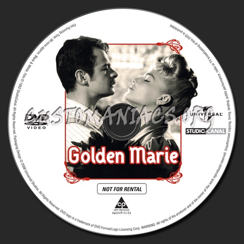 Golden Marie dvd label