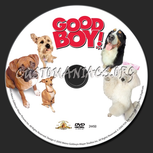 Good Boy! dvd label