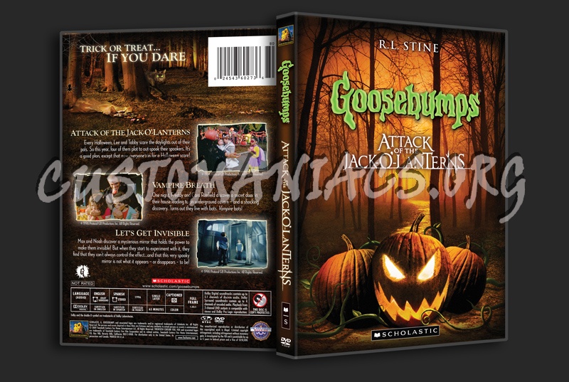 Goosebumps Attack of the Jack-O'-LanTerns dvd cover