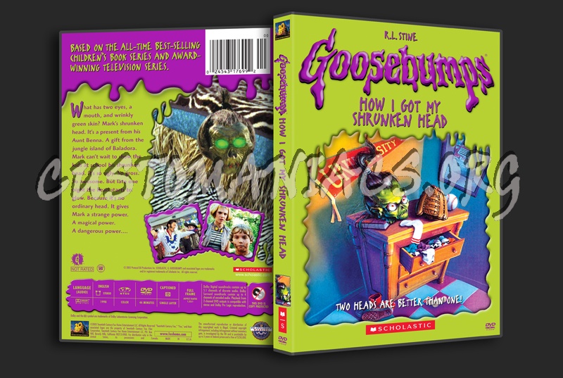 Goosebumps How I Got my Shrunken Head dvd cover