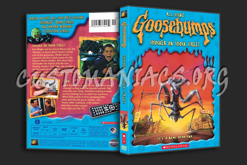 Goosebumps Shocker on Shock Street dvd cover