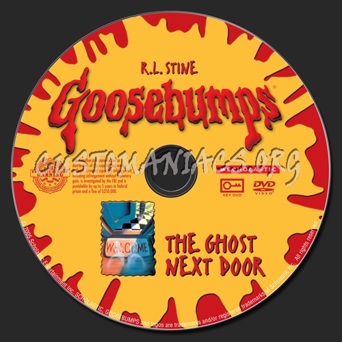 Goosebumps The Ghost Next Door Dvd Label Dvd Covers Labels By