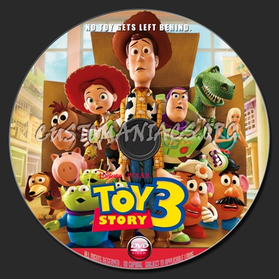 Toy Story 3 dvd label