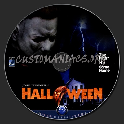 Halloween (1978) blu-ray label