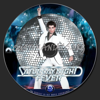 Saturday Night Fever blu-ray label