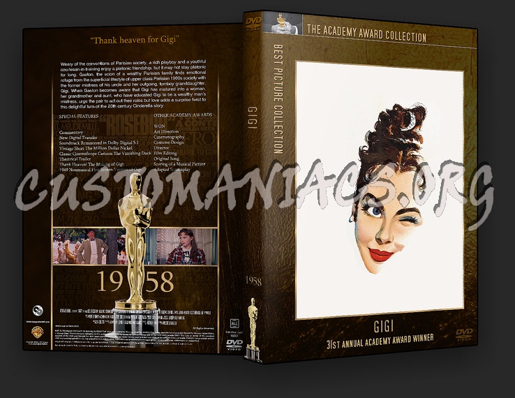 Gigi - Academy Awards Collection dvd cover