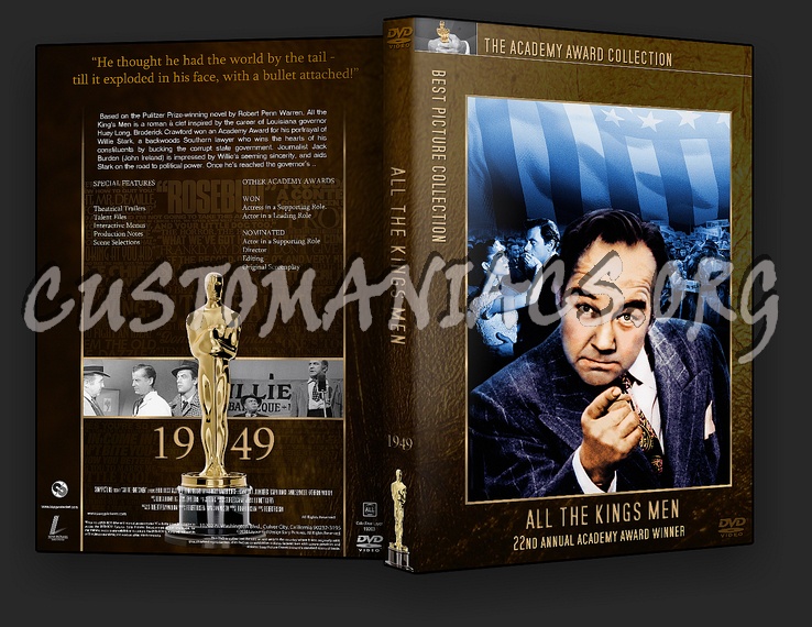 All The King's Men - Academy Awards Collection dvd cover