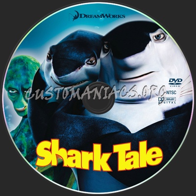 Shark Tale dvd label