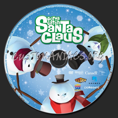 Gotta Catch Santa Claus dvd label