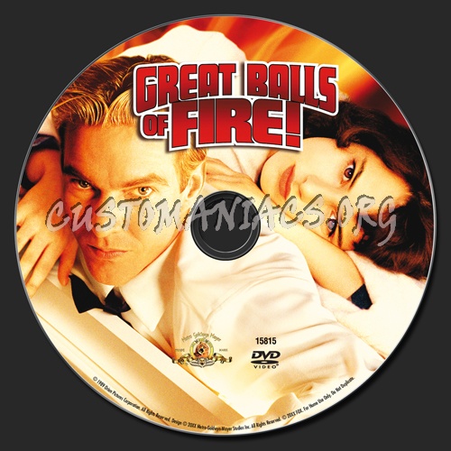 Great Balls of Fire dvd label