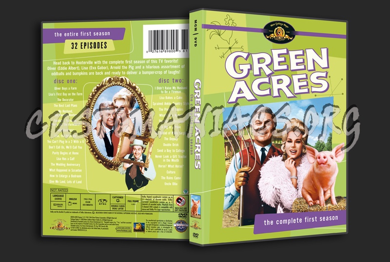 Green Acres Season 1 dvd cover