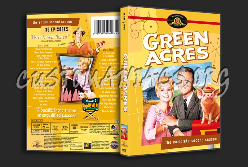 Green Acres Season 2 dvd cover