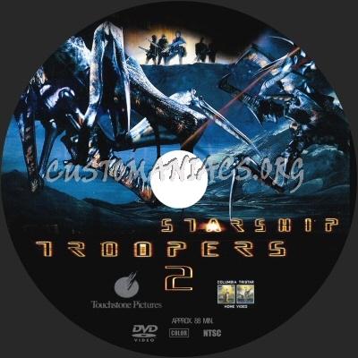 Starship Troopers 2 dvd label