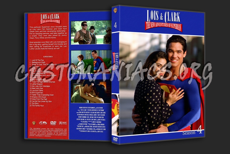Lois & Clark The New Adventures Of Superman dvd cover