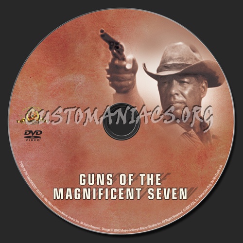 Guns of the Magnificent Seven dvd label