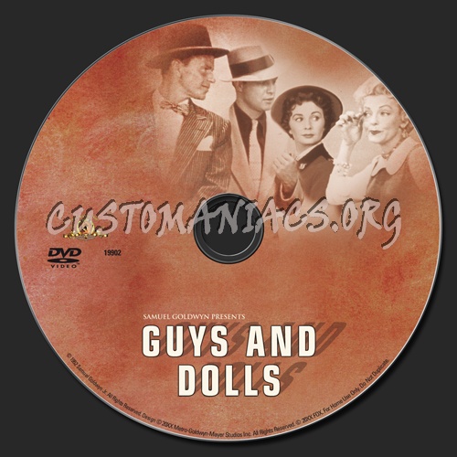 Guys and Dolls dvd label