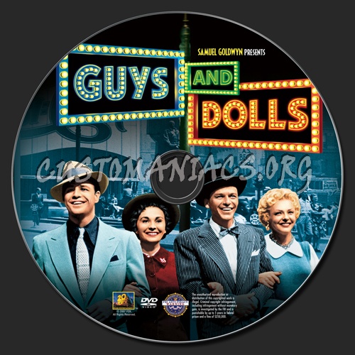 Guys and Dolls dvd label