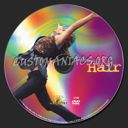 Hair dvd label