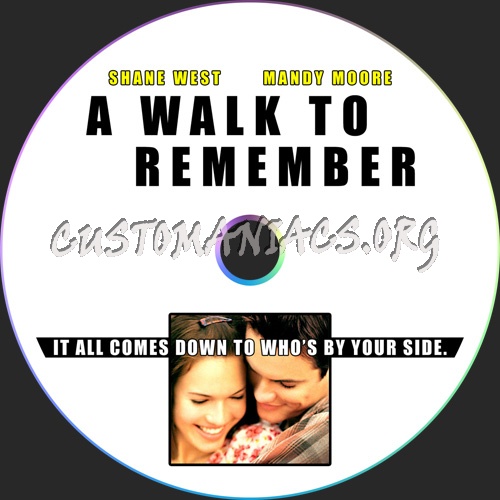 A Walk To Remember dvd label
