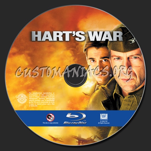 Hart's War blu-ray label