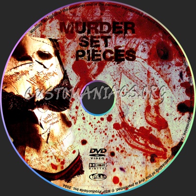 Murder Set Pieces dvd label