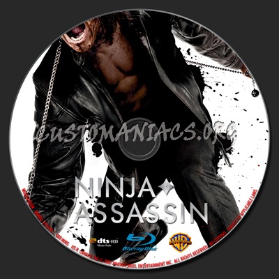 Ninja Assassin blu-ray label