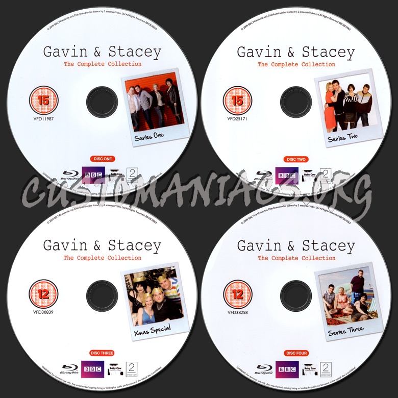 Gavin & Stacey The Complete Collection blu-ray label