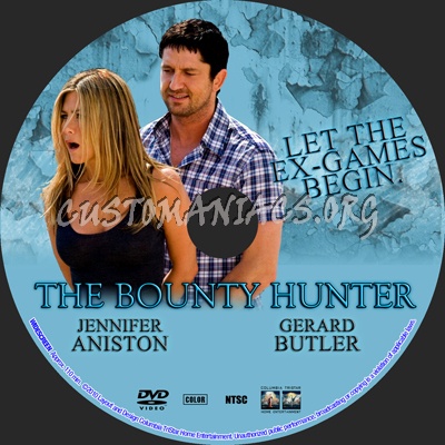 The Bounty Hunter dvd label