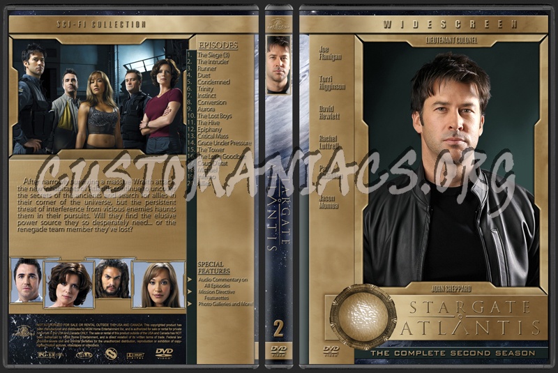 Stargate Atlantis dvd cover