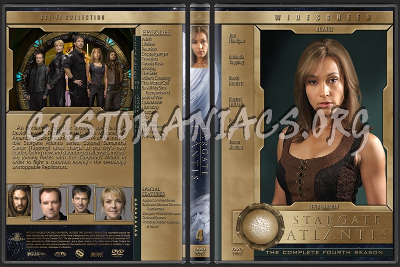 Stargate Atlantis dvd cover