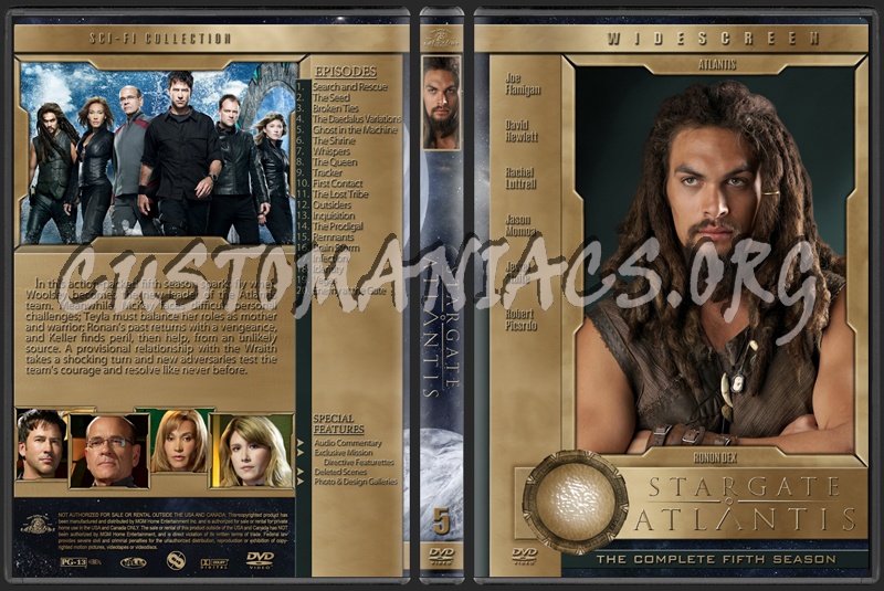 Stargate Atlantis dvd cover