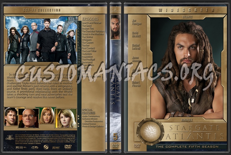 Stargate Atlantis dvd cover