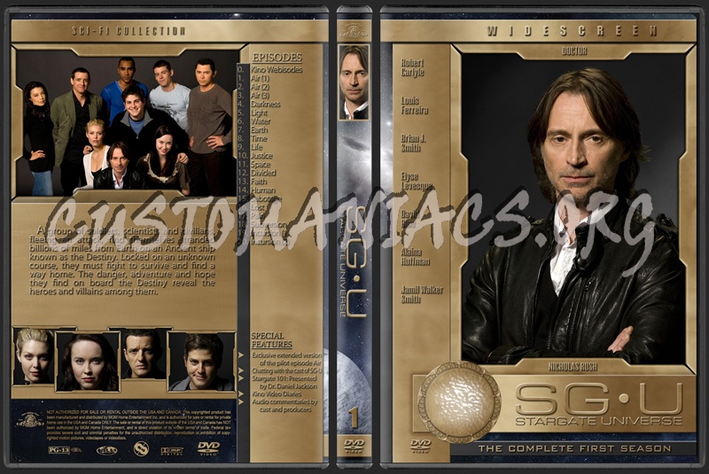 Stargate Universe - SGU dvd cover