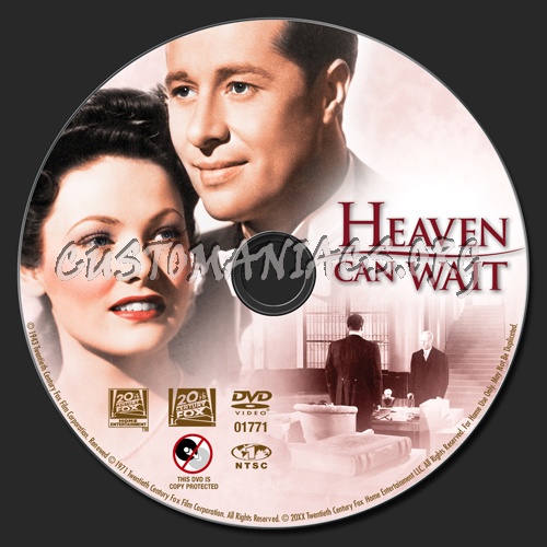 Heaven Can Wait dvd label