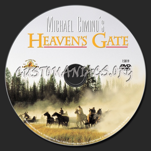 Heaven's Gate dvd label