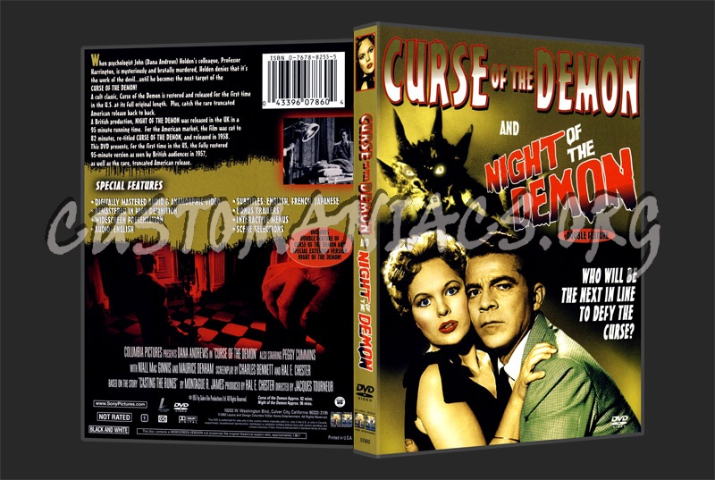 The Curse Of The Demon - The Night Of The Demon dvd cover