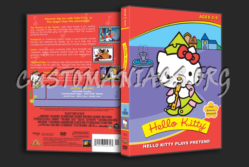 Hello Kitty Plays Pretend dvd cover