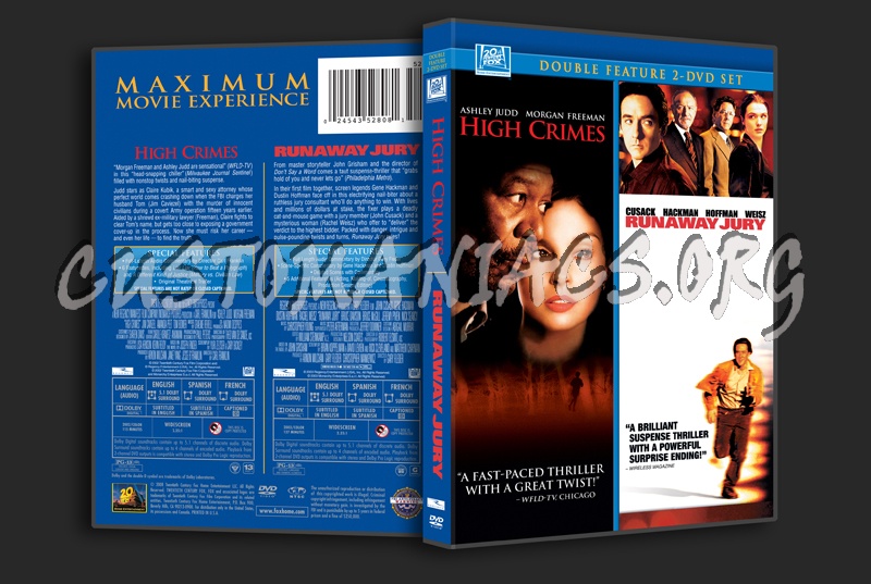 High Crimes / Runaway Jury dvd cover