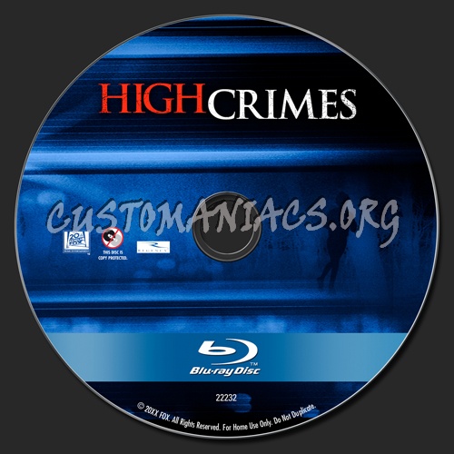 High Crimes blu-ray label