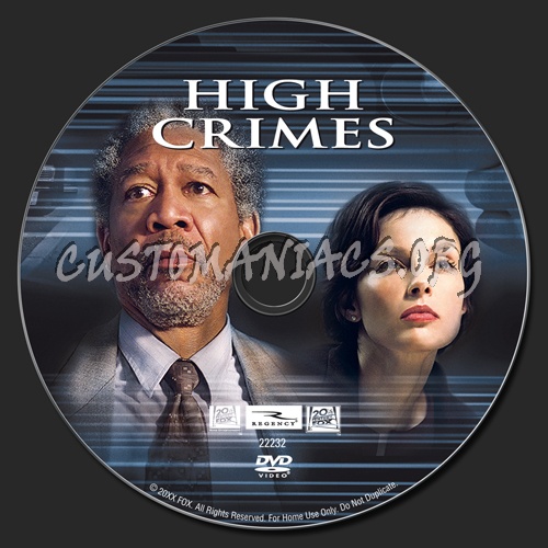 High Crimes dvd label