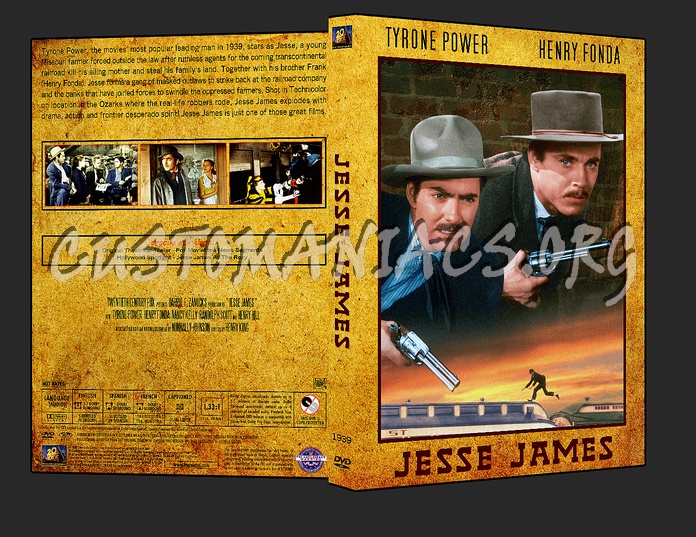 Western Collection - Jesse James 1939 dvd cover
