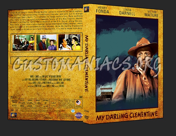 Western Collection - My Darling Clementine 1946 dvd cover