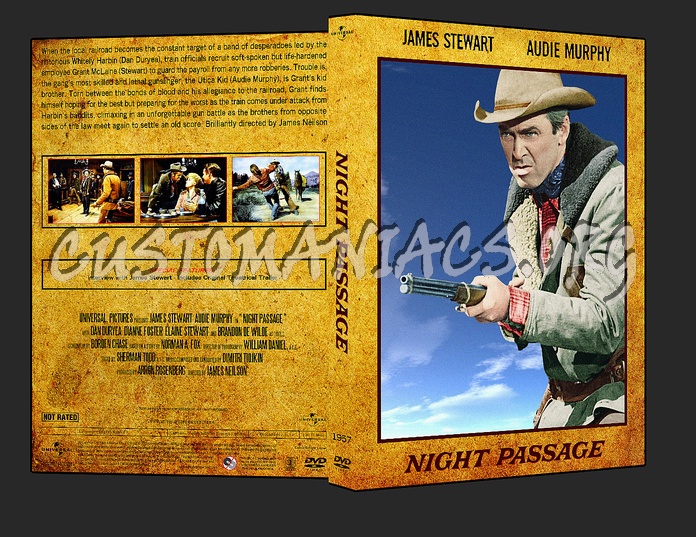 Western Collection - Night Passage 1957 dvd cover