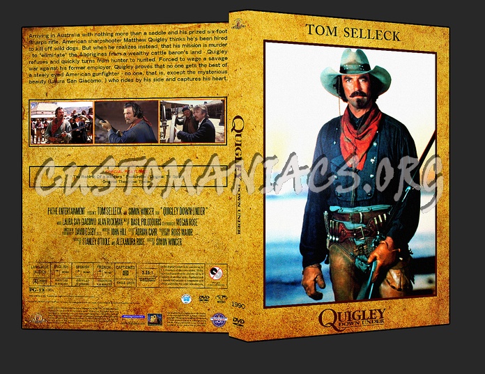 Western Collection - Quigley Down Under 1990 dvd cover