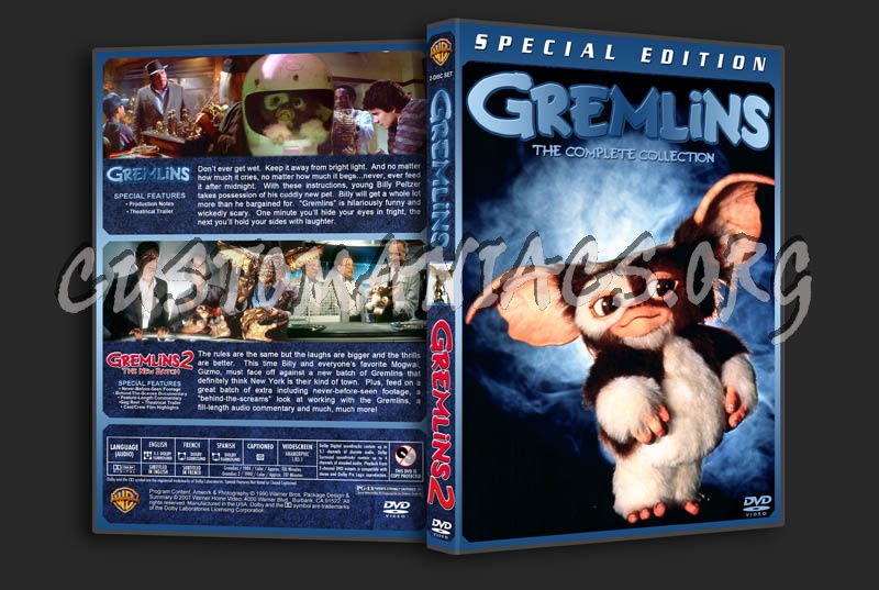 Gremlins/Gremlins 2 Double Feature dvd cover